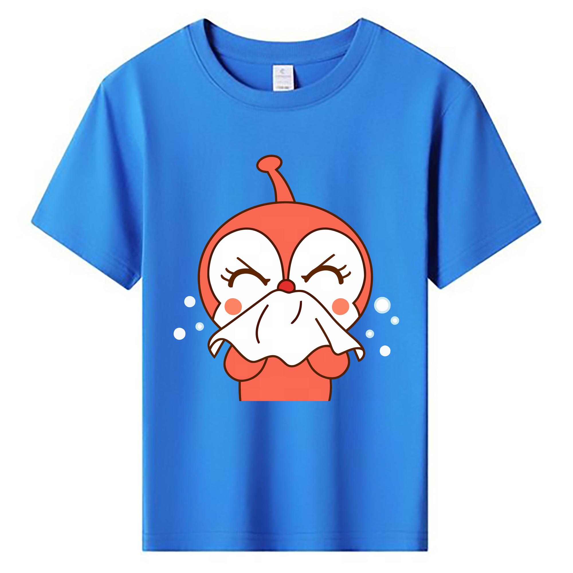 （画像用） アンパンマン Anpanman 綿100％キッズTシャツ（フロントプリント）